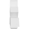 Ekena Millwork Redmond Architectural Grade PVC Gable Bracket, 96"W x 20"H x 6"D x 6"F, 5/12 Pitch GBP096X20X0606RED00 - alternate 2
